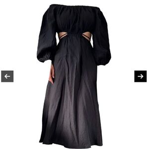 Astr The Label Black Dress